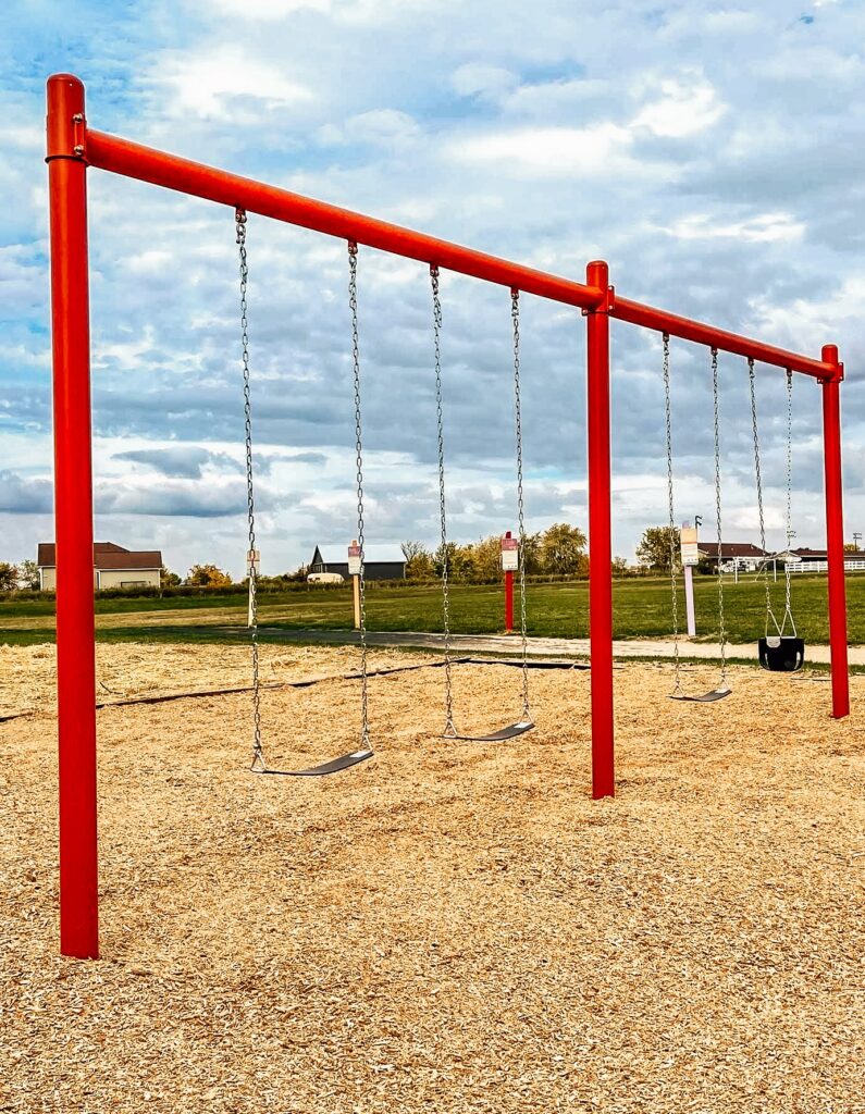 School playground installation in Cincinnati, Ohio by JMSC Build & Play