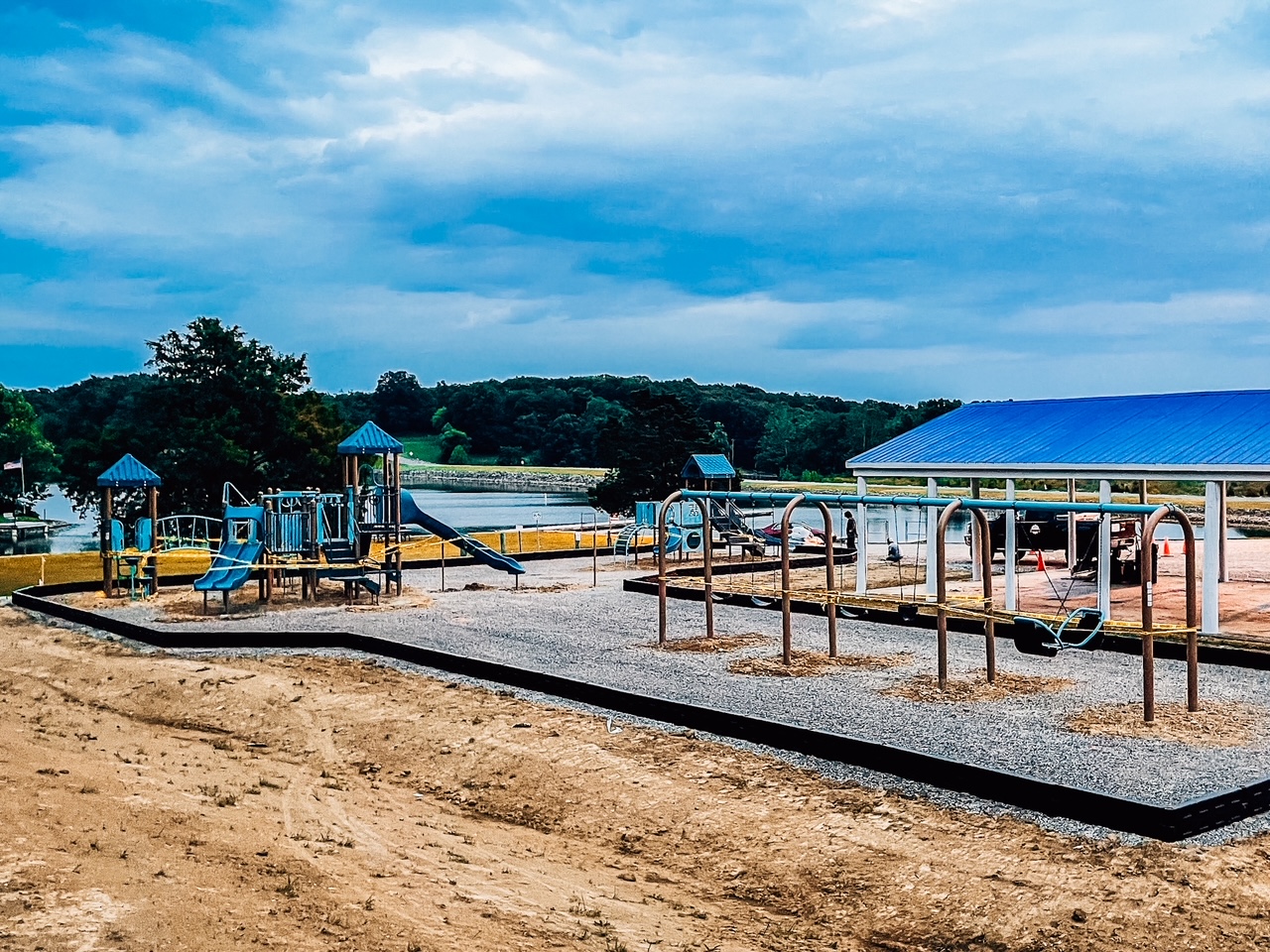 Scenic view of North Vernon playground