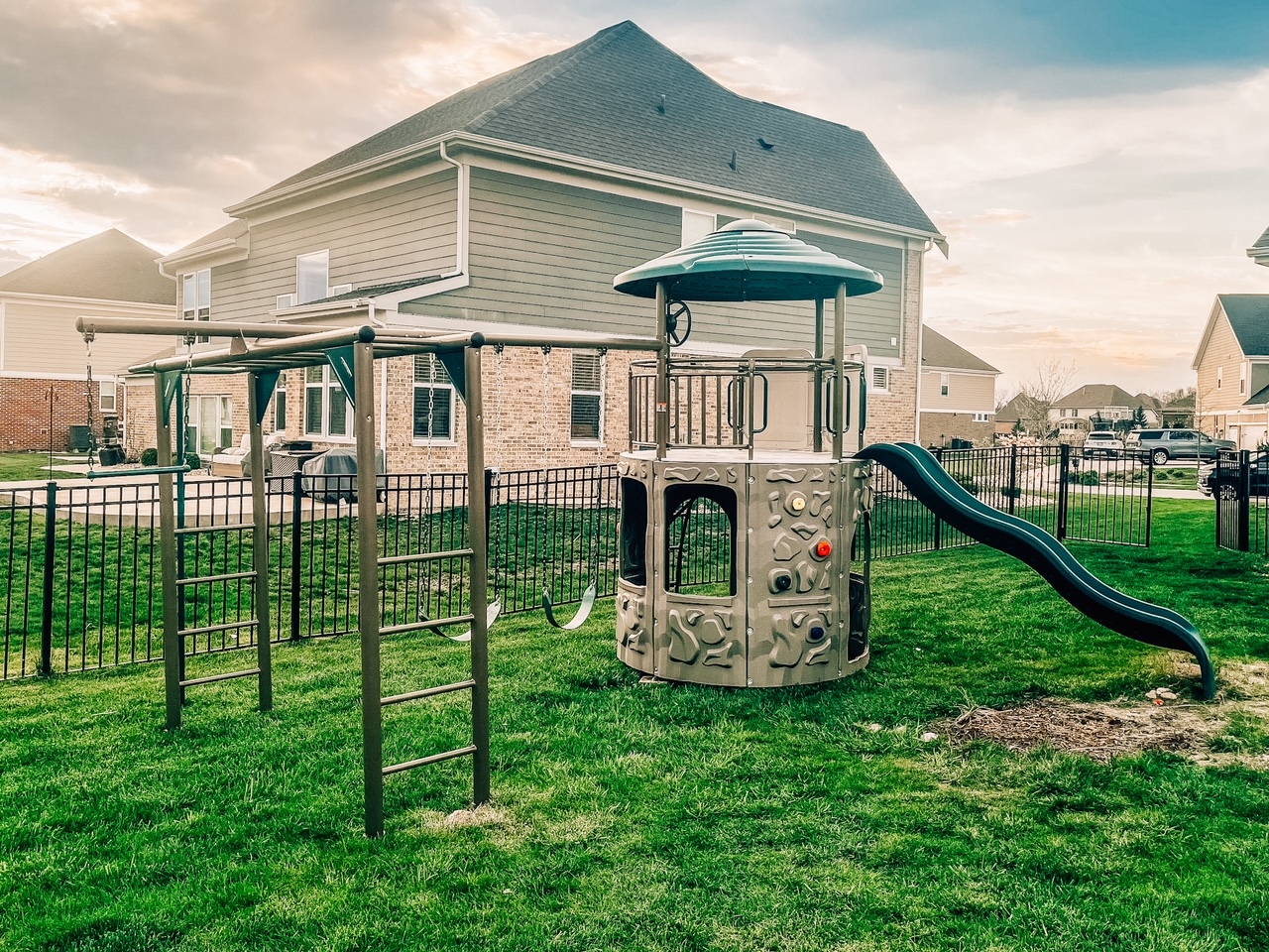 Lifetime playground equipment installed in Indiana by JMSC Build & Play