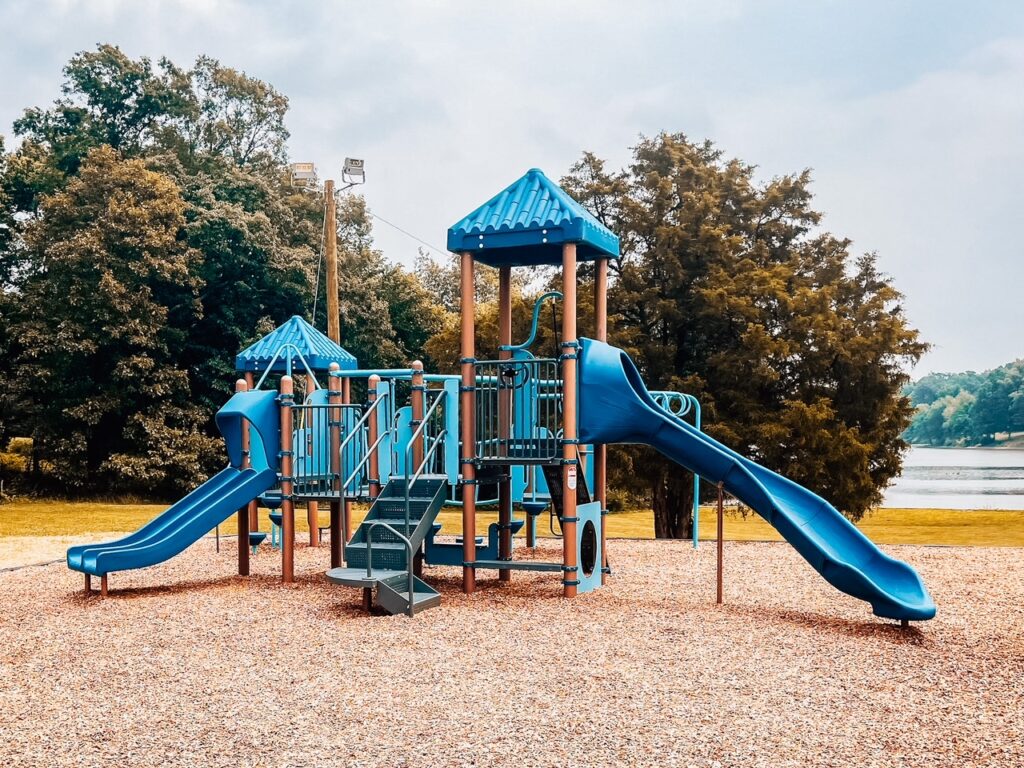 Imaginative play area at North Vernon playground