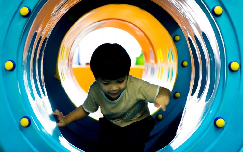 Vibrant Playground Installation in Indiana