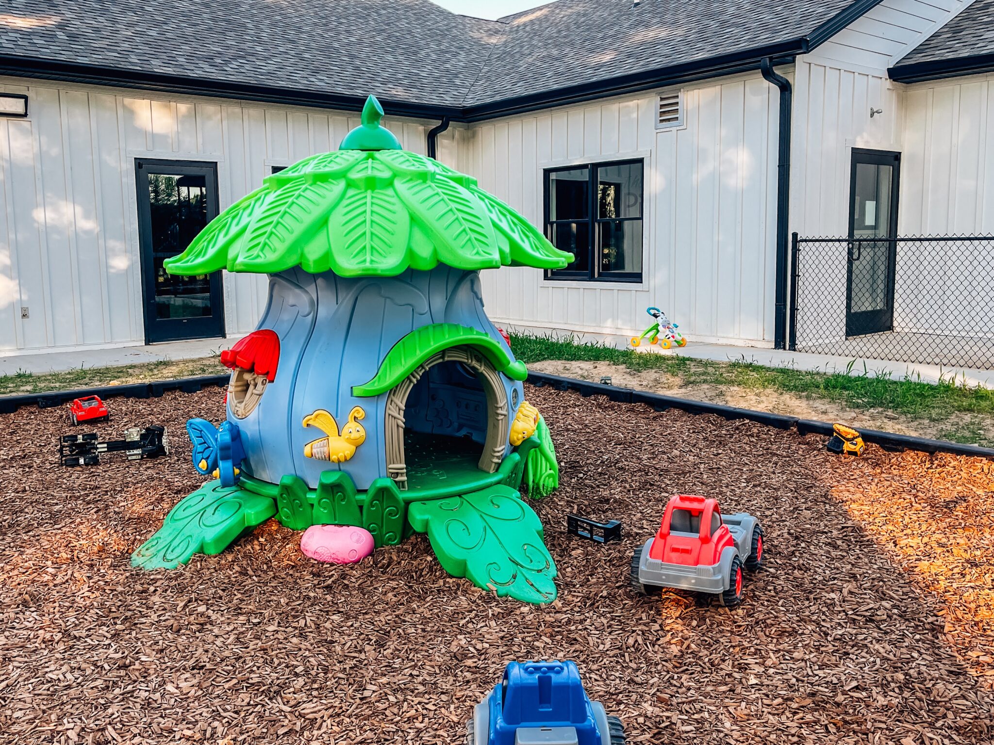 Happy Hollow Playhouse for Ages 0-5 designed to look like a whimsical tree